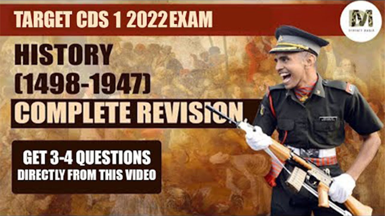 Complete Modern History in One Class | CDS 1 2022 Preparation | CDS 1 2022 History