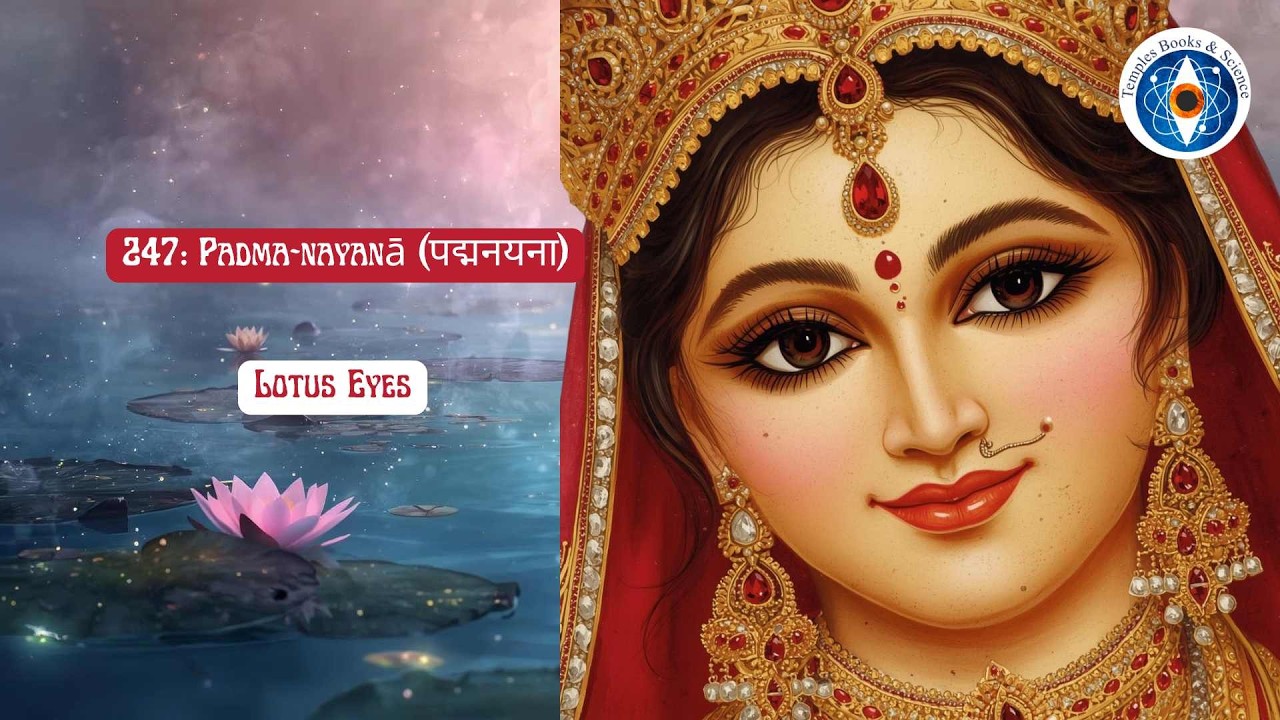 247. Padma-nayanā (पद्मनयना) - Глаза, которые видят Твою Божественность #lalitasahasranamam