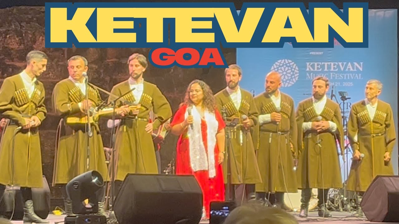 Goa Ketevan Music Festival  Georgian Folk Fado Sonia Shirsat Traditional kerala Dance Old Goa Ruins