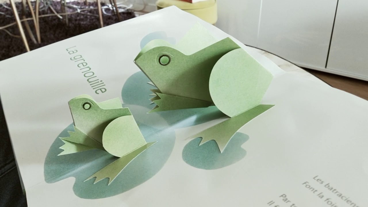 Découverte d'un pop up ou livre à système