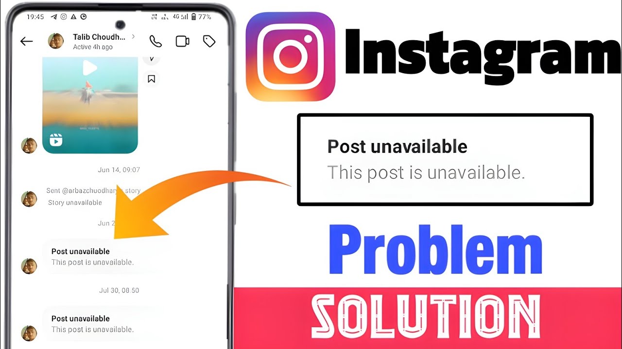 post unavailable instagram problem | how to fix post unavailable on Instagram | post unavailable