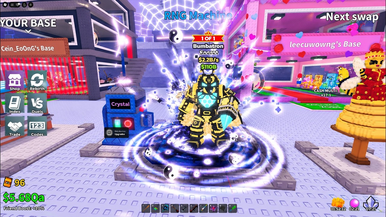 I Got Bumbatron in Admin Abuse - New RNG MACHINE - Steal a Brainrot