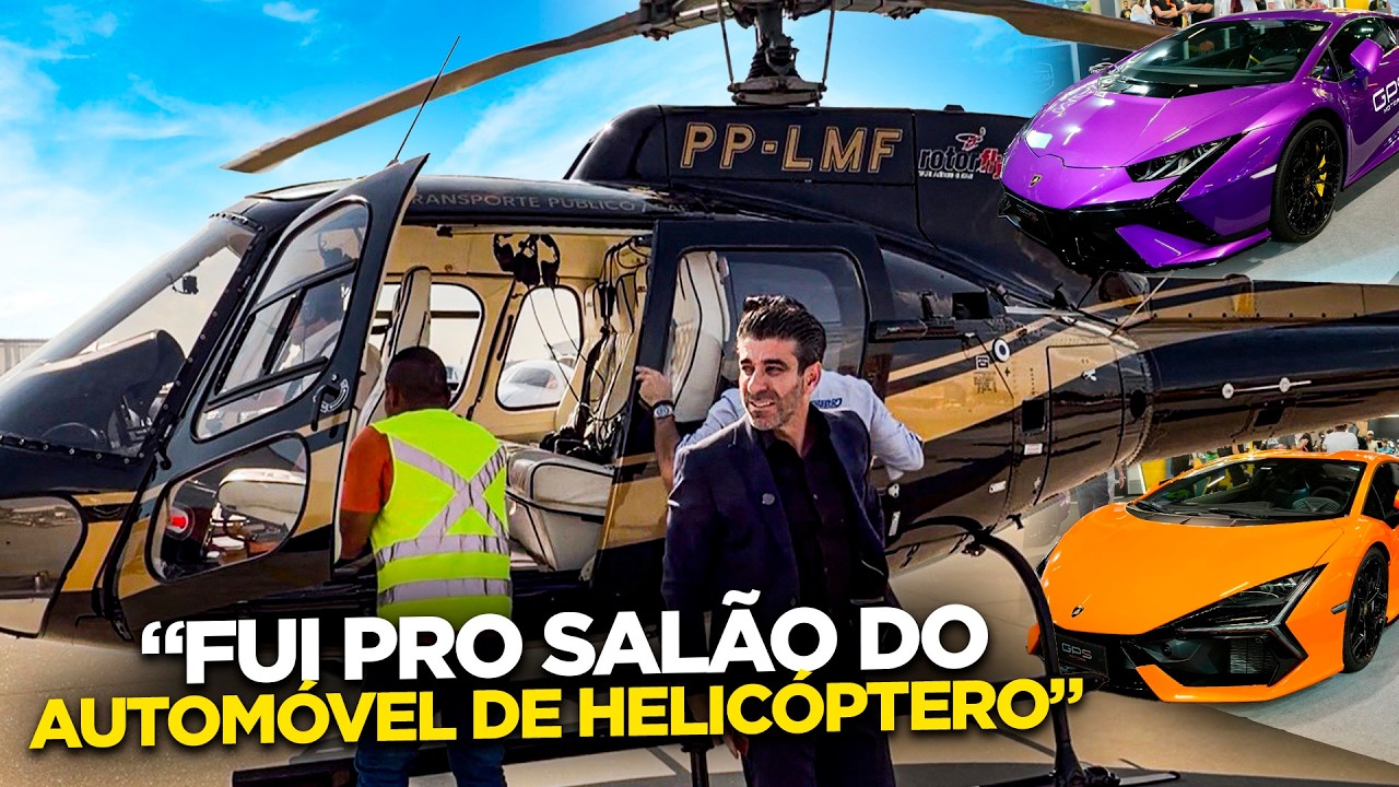 CHEGUEI NO SAL&Atilde;O DO AUTOM&Oacute;VEL DE HELIC&Oacute;PTERO! NUNCA IMAGINEI ISSO&hellip;