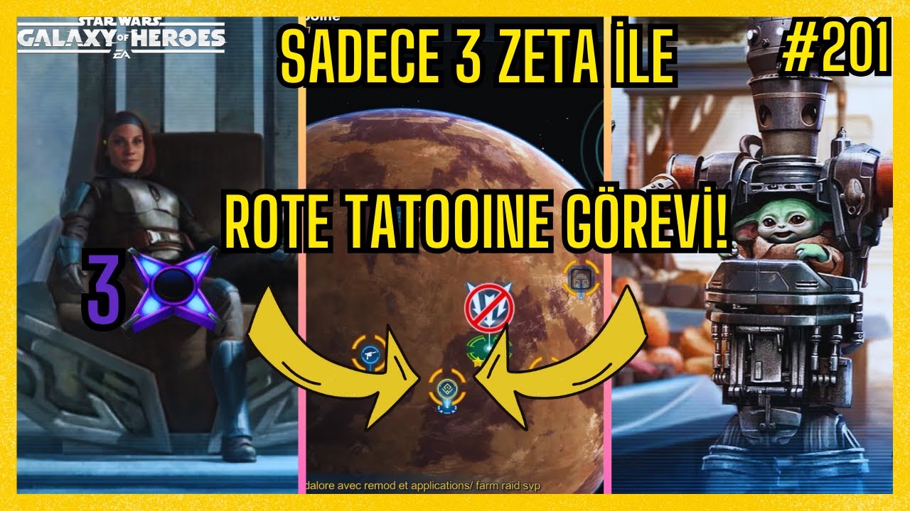 Rote Tatooine Special Mission! I Bo-Katan Mand'alor Görevi! I SWGOH I #201