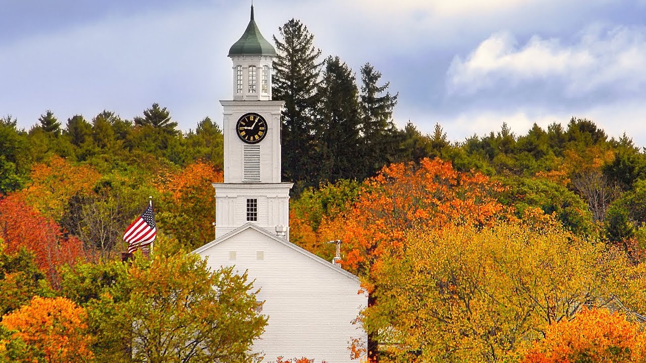Scenic Autumn,  Beautiful Relaxing Hymns, Peaceful  Music, 