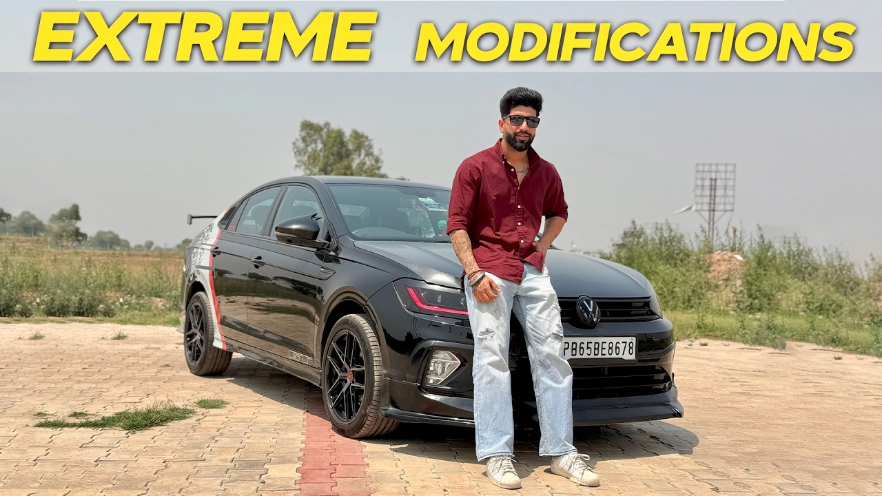 Volkswagen Virtus Modifications | Crazy Modifications Worth 8 Lakhs in Virtus GT