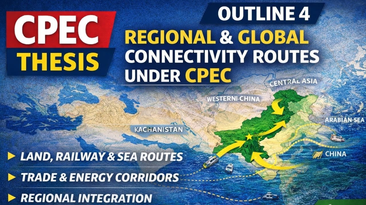Outline 4: Regional & Global Connectivity Routes of CPEC | Pakistan Thesis – Episode 5