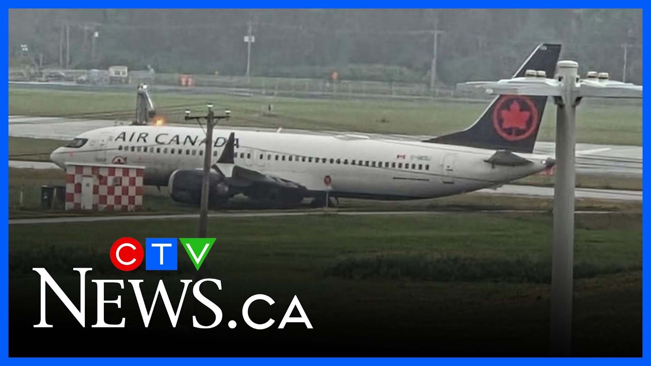 Рейс Air Canada из Лос-Анджелеса в Монреаль выкатился за пределы взлетно-посадочной полосы после ...