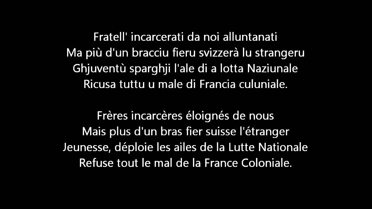 L'Arcusgi : Resistenza ( paroles + traduction )