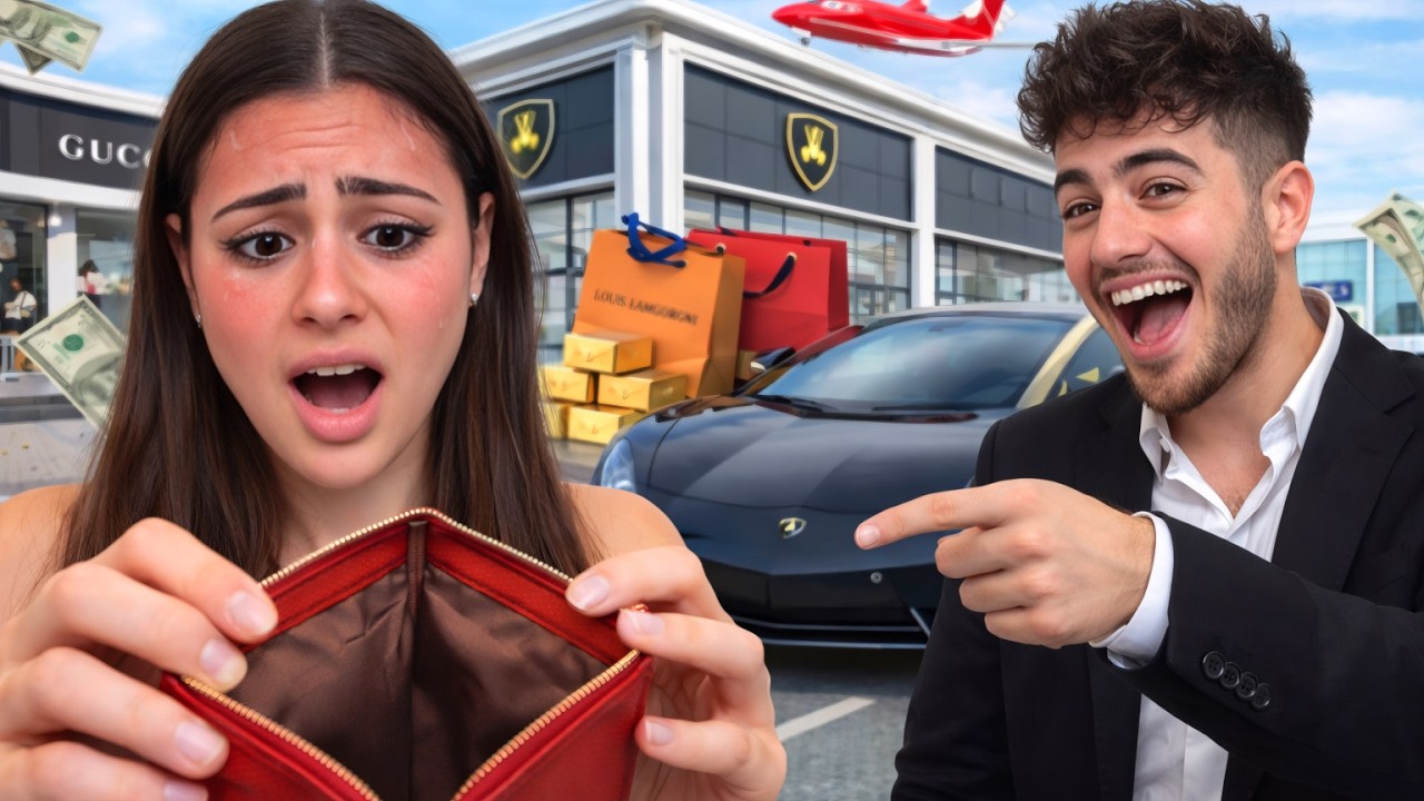 I Switched Credit Cards With my Sister for 24 Hours… (She Went Broke)