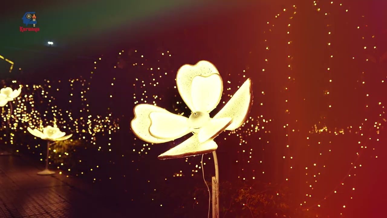 Christmas Lights at Karunya University  | Campus Glows with Joy | Karunya Christmas 2025