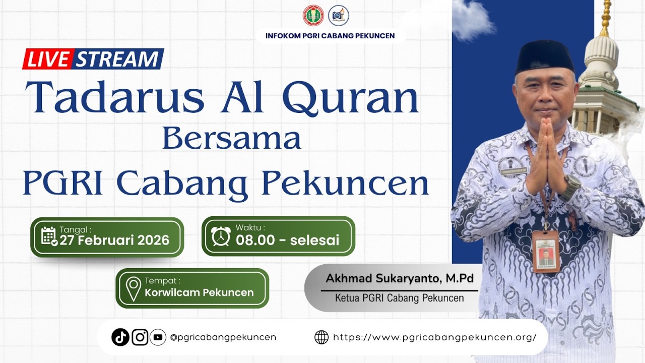 TADARUS ALQURAN BERSAMA PGRI CABANG PEKUNCEN