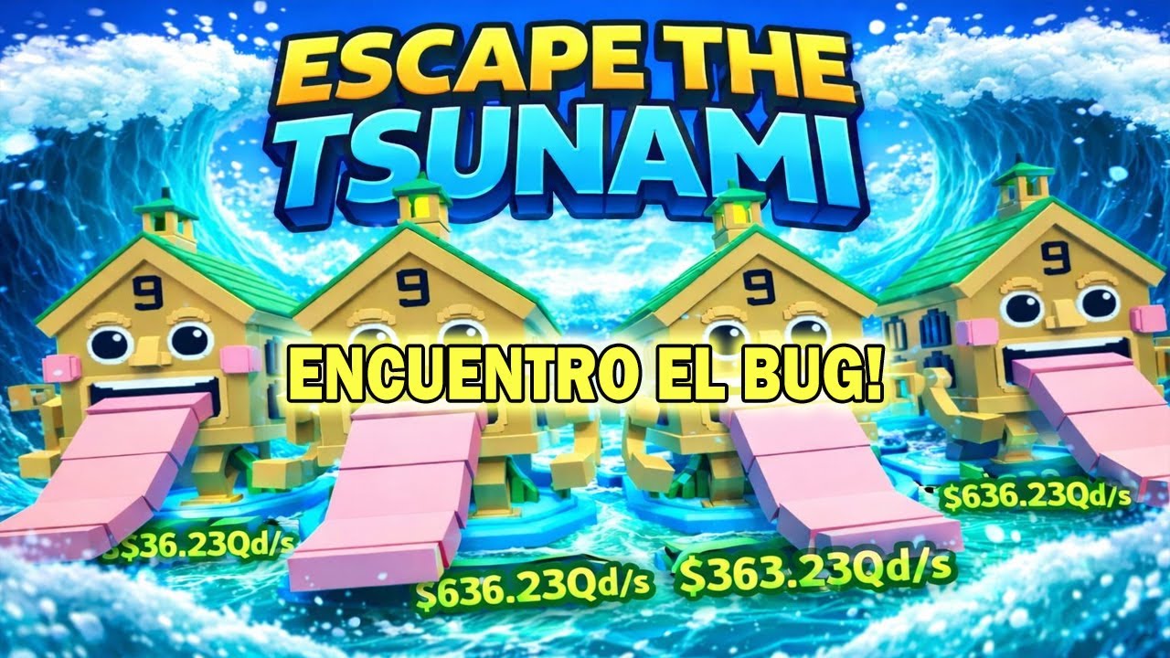 DESTRUÍ ESCAPE THE TSUNAMI (NO FAKE) 