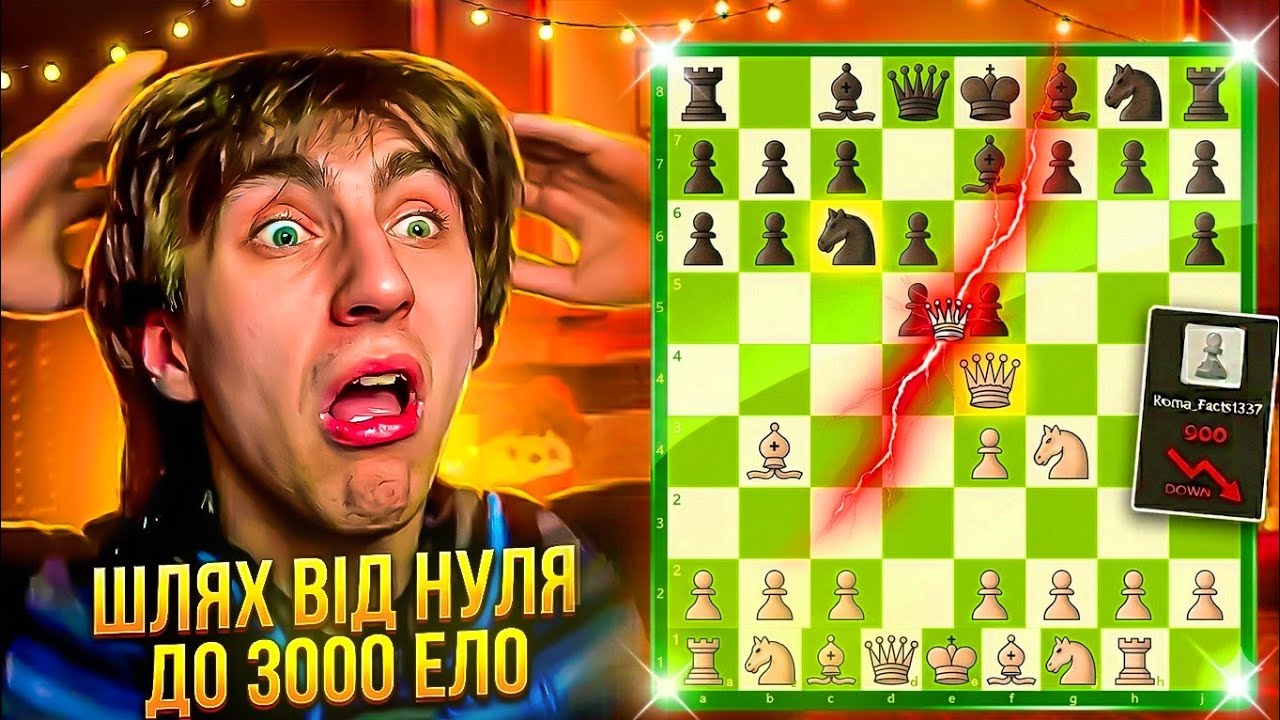 ВІД 0 ДО 3000 РЕЙТИНГУ в ШАХАХ!!! ЦЕ ДУЖЕ ЛЕГКО?!♟️🔥 
