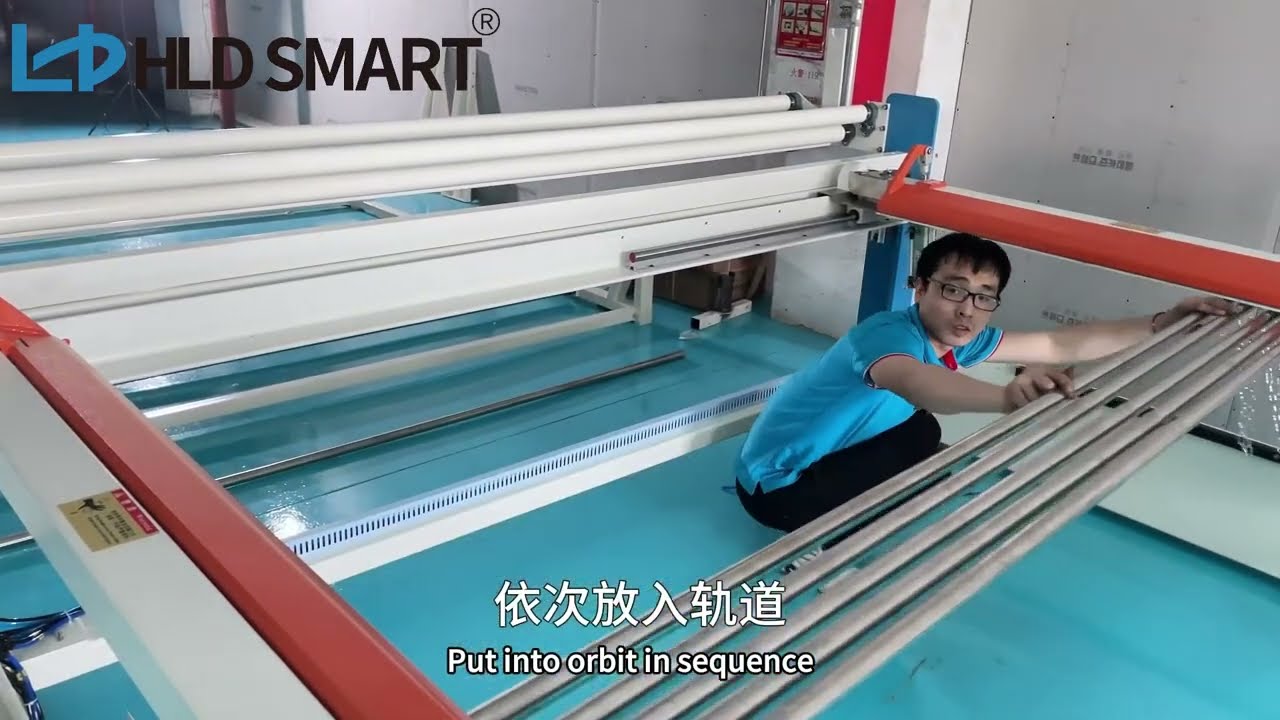 Hualianda install single needle quilting machine （part）（step five）