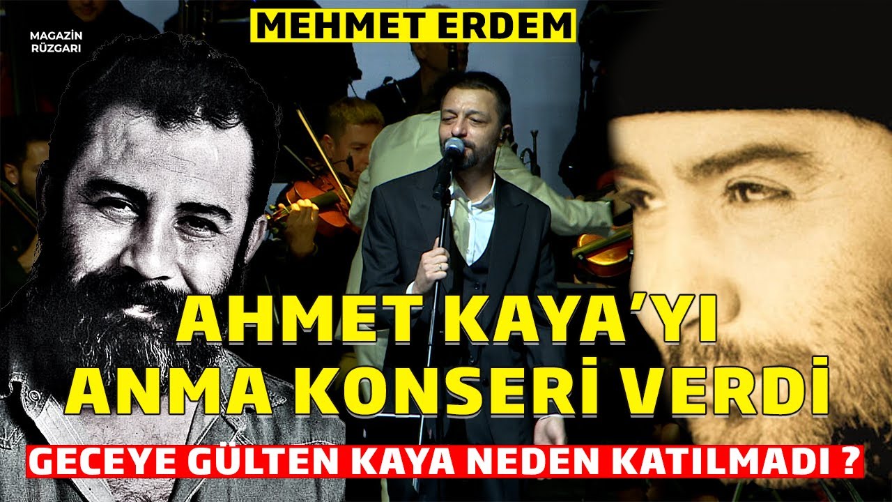 Ahmet Kaya'yı Anma Gecesinde Mehmet Erdem Müthiş Bir Konser Verdi