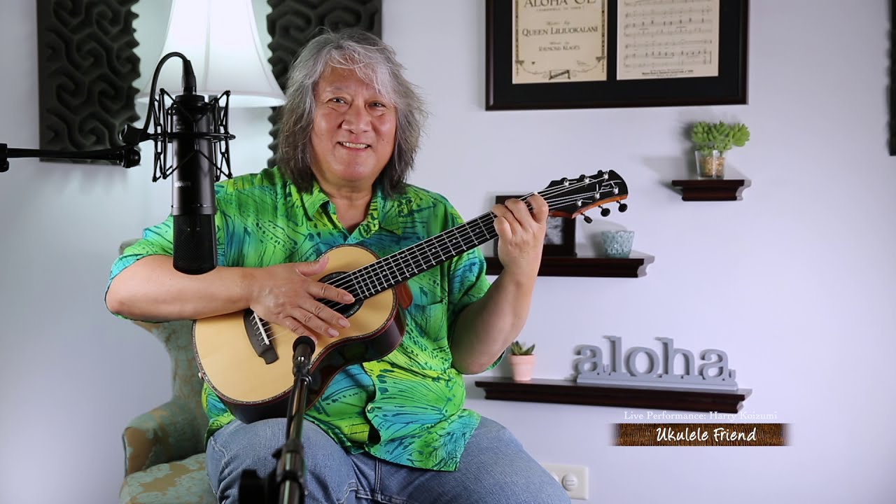 Harry Koizumi and Custom Keller Kiku Ukulele   UKULELE FRIEND  : Live Performance COM