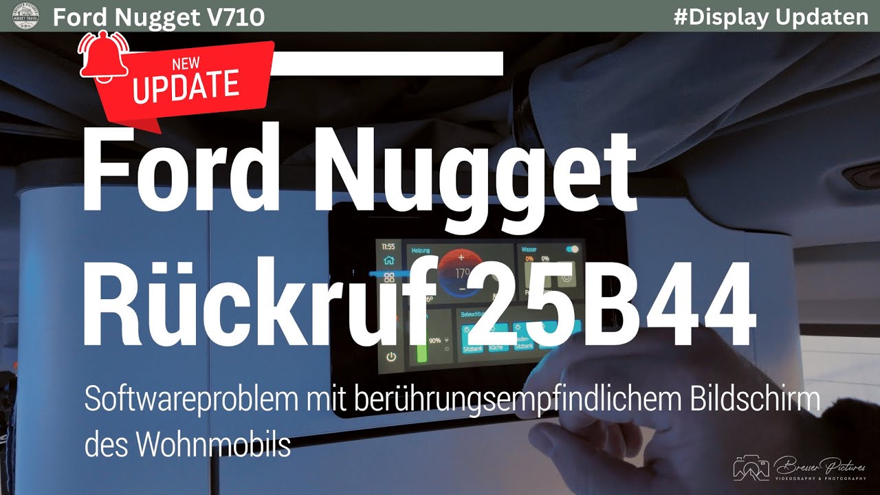 FORD NUGGET V710 - Rückruf 25B44 - Display Software Update selbst durchführen