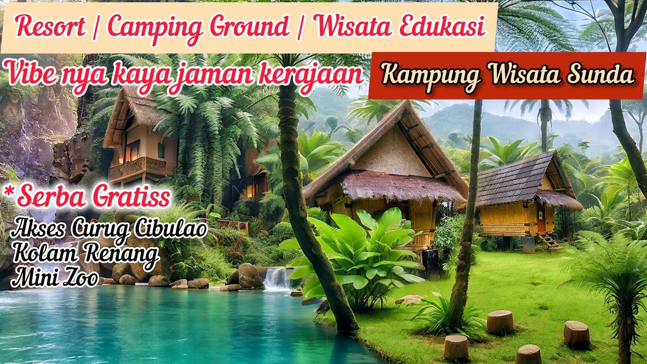Kaya Pulang Kampung ⁉️ The Paseban Kampung Budaya Sunda | Camping Dekat Curug Cibulao Puncak Bogor