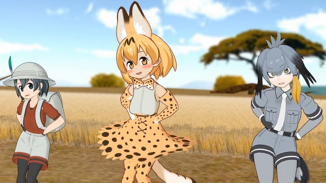 【けものフレンズ】サーバルちゃんが、公式PV「バンバン」かわいく踊るよ～