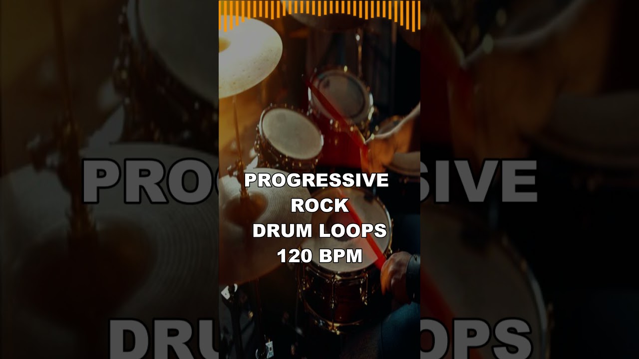 Progressive Rock I Drum Loops I 120 BPM 