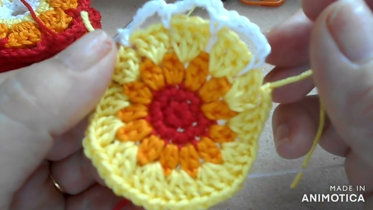 Tutorial girandola del vento crochet   seconda parte