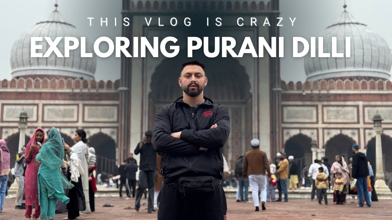 EXPLORING JAMA MASJID DELHI | DELHI’S CRAZIEST NON-VEG MARKET 😱 #vlogs #viral #delhi 