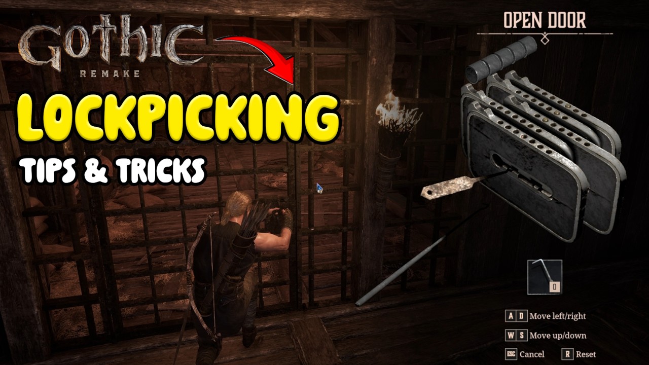 Взлом замков в Gothic 1 Remake: руководство (советы, хитрости и где найти отмычки)
