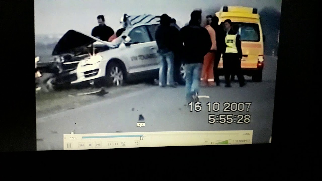 Toše Proeski snimak nesreče