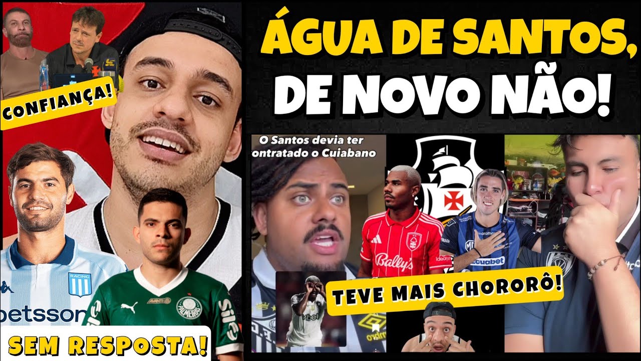 CUIABANO NO VASCO! ATÉ O SANTISTA CHOROU/ TORCEDOR DO DEL VALLE NÃO QUER ACREDITAR: SPINELLI É VASCO