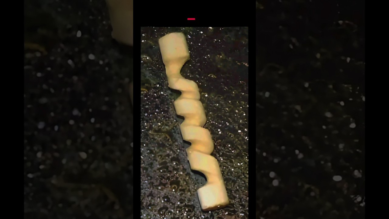 Chalk Sculpture of Spiral#artguysuhrid #chalkcarving #shorts