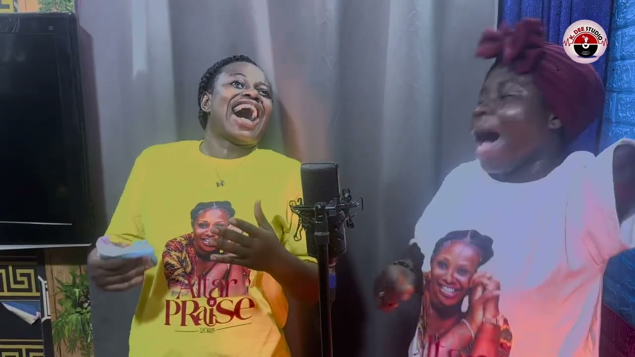 wow,,, Lady Mercy last video before Altar of praise with Maame Adwoa Victory, hot praises, make we D