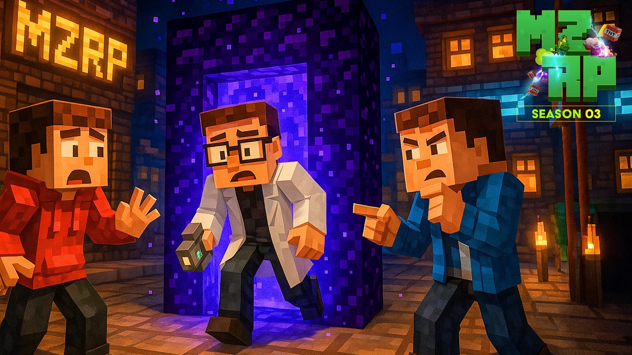A Scientist Got Trapped In Our Minecraft MZRP City!