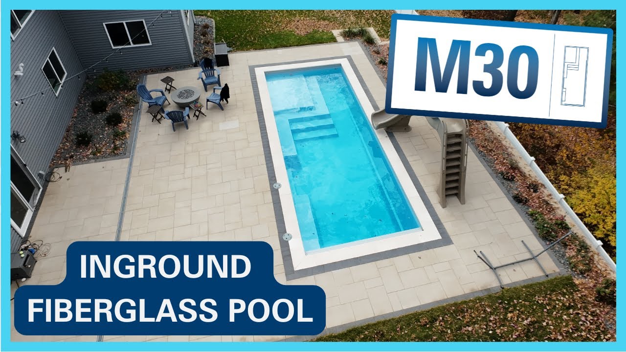 Inground Pool Install Start to Finish | River Pools M30 | Fiberglass Pool
