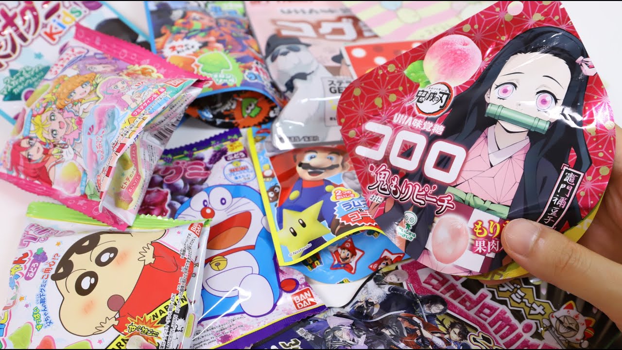 Anime Gummy Candies Shinchan Doraemon Precure Kimetsu