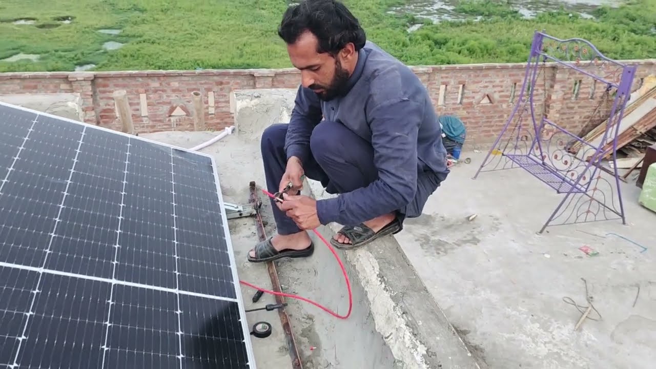 1 KW Ka System Installed | Longi 580 Watts 2 Panals |