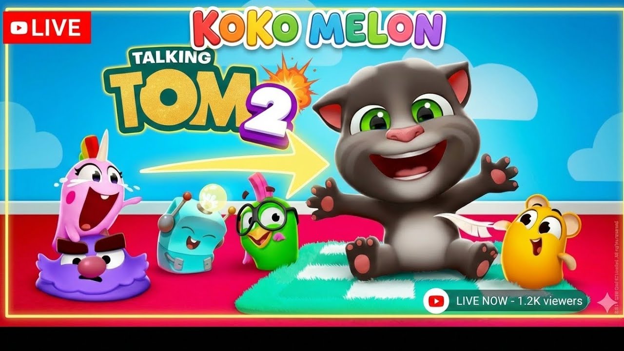 KOKO Melon sedang live sekarang! MY TALKING TOM2