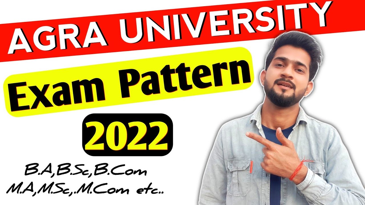 Agra University Main Exam Pattern 2022/dbrau exam pattern 2022/ dbrau main exam Pattern