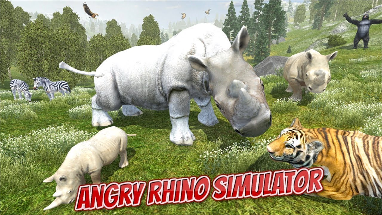 Ultimate Rhino Simulator - Rhino Vs Lion, Tiger, Buffalo, Cheetah, Rhinoceros,  Elephant, Tiger #2
