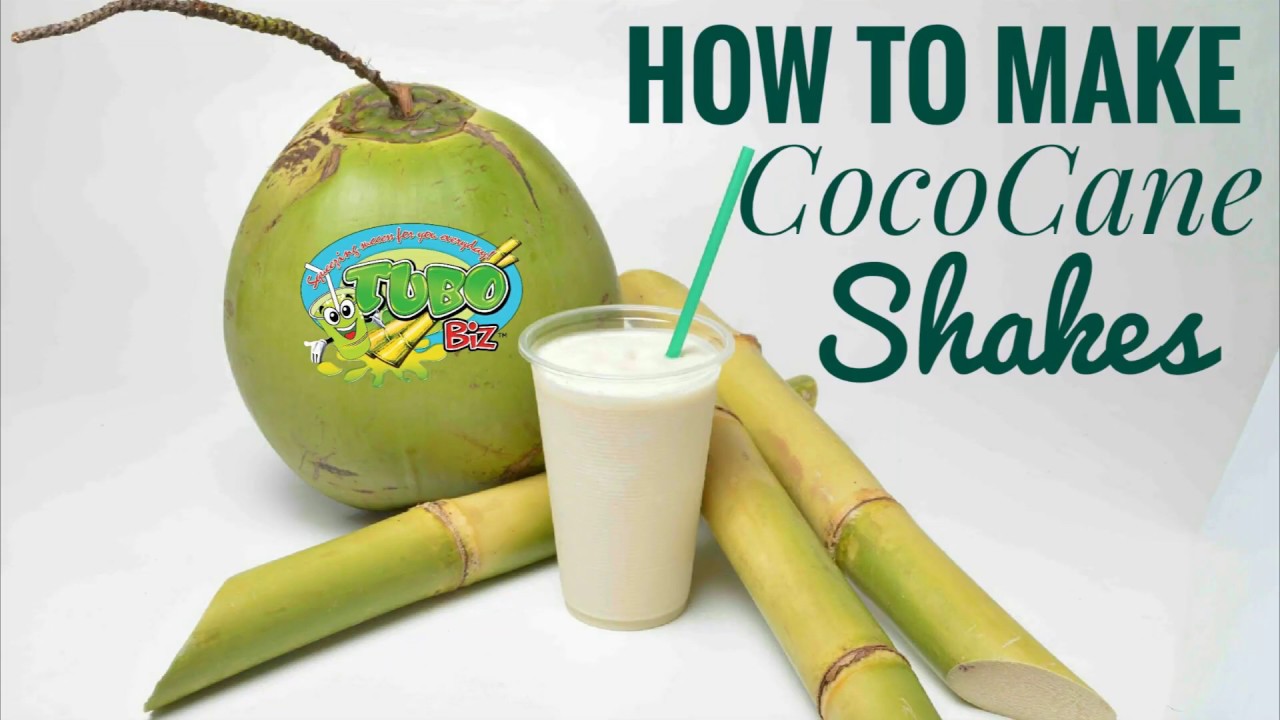 NEW UPDATED RECIPE How to make delicious Coconut Sugarcane Shakes