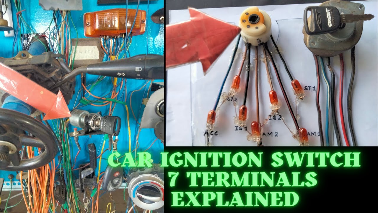 CAR IGNITION SWITCH  BASIC TUTORIAL