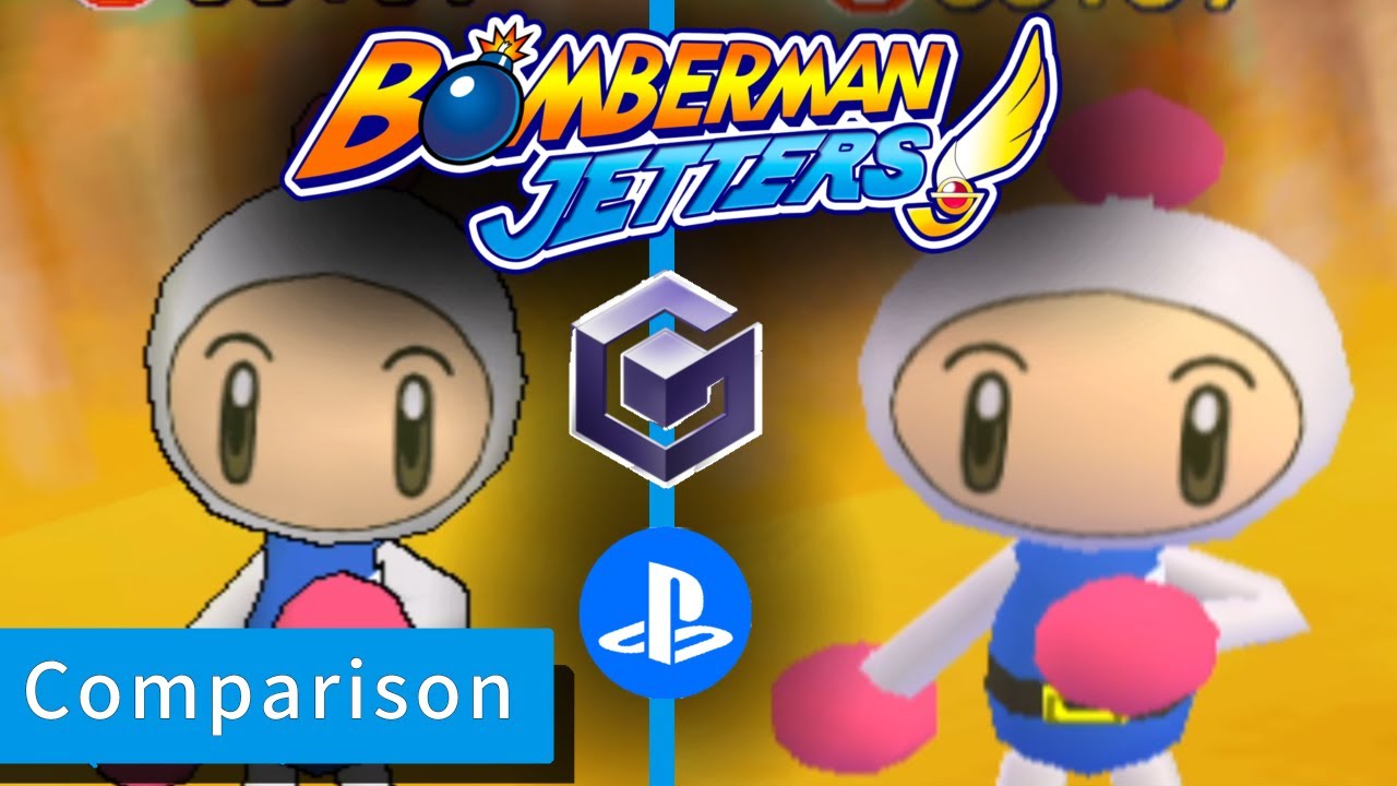 Bomberman Jetters PS2 vs GameCube Comparison
