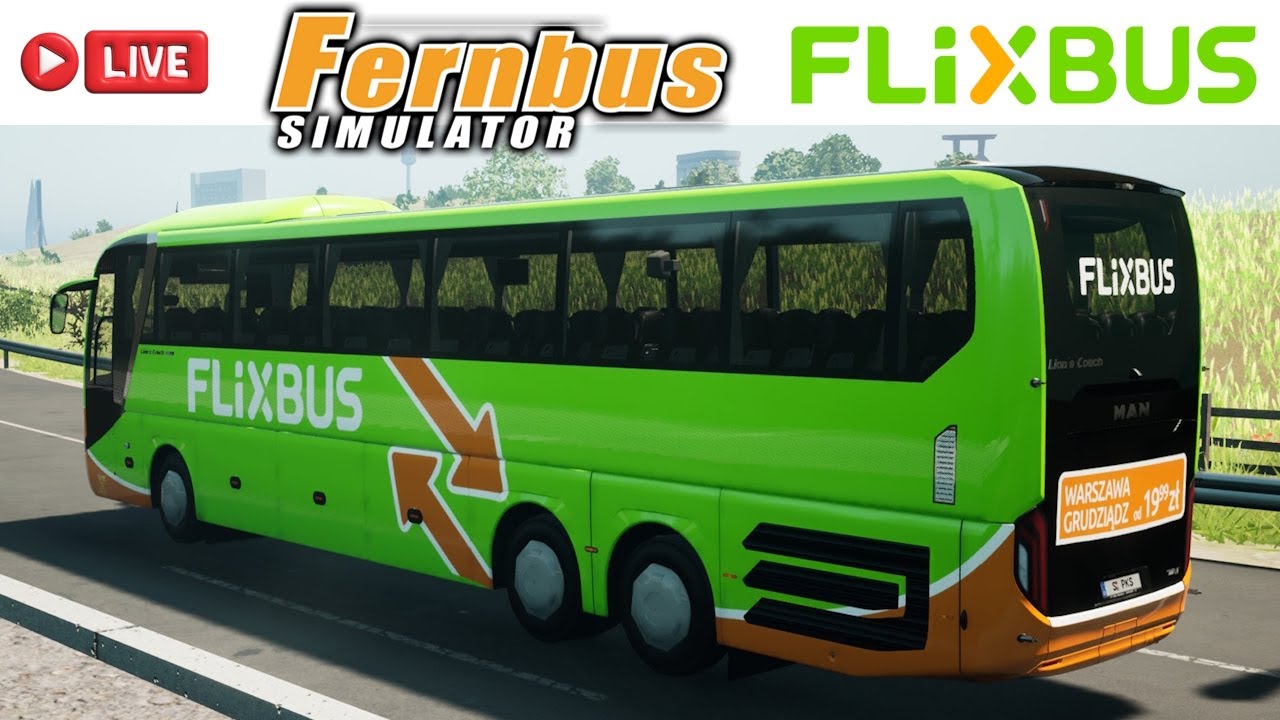 REALISTYCZNA JAZDA FLIXBUSEM PO POLSCE! 🚌 | Fernbus Simulator PL