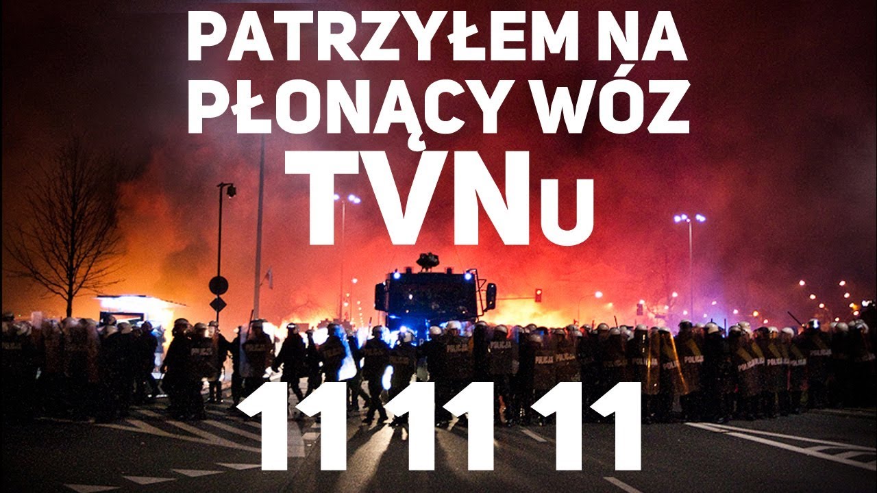 🔴 Patrzyłem na płonący w&oacute;z TVNu