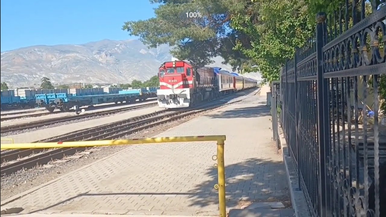 TCDD doğu ekspresi ile yol manzaraları