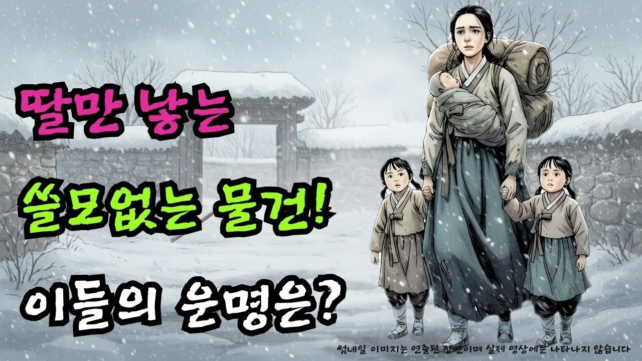 아들 못 낳아 쫓겨난 일곱 딸과 어미의 기적 | 조선시대 야담