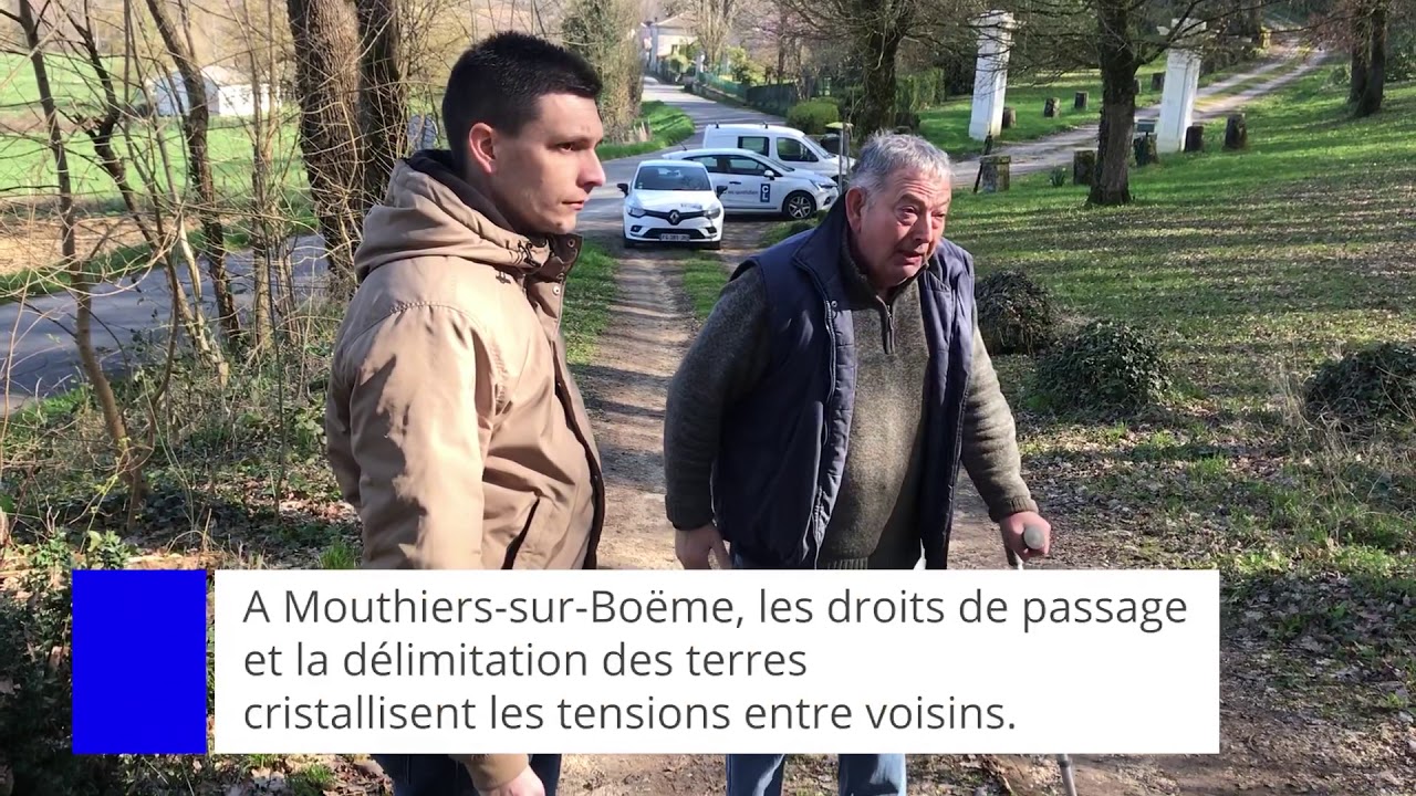 Mouthiers: la délimitation des terres créent des tensions entre voisins
