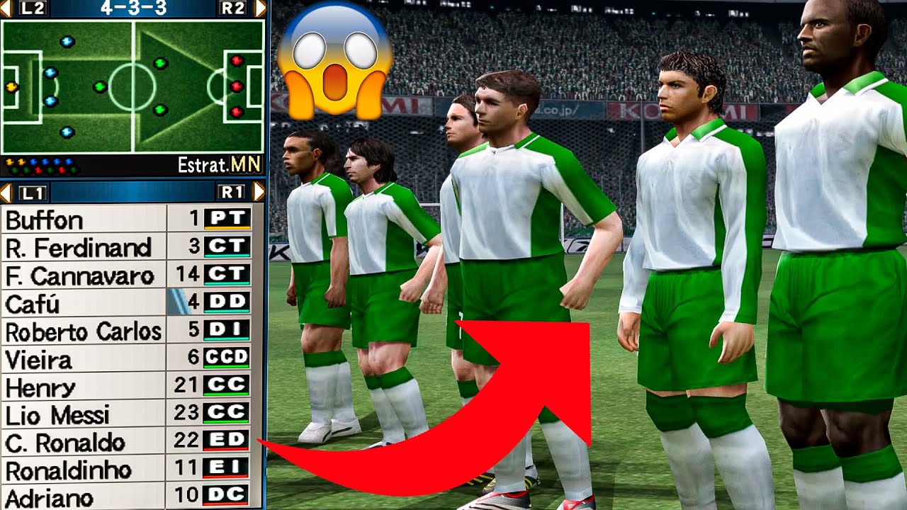 COMO CREAR A  TU EQUIPO IDEAL EN EL PES 6 😱😱😱 #pes #pes6 #pes6trucos