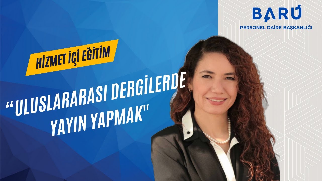 Uluslararası Dergilerde Yayın Yapmak