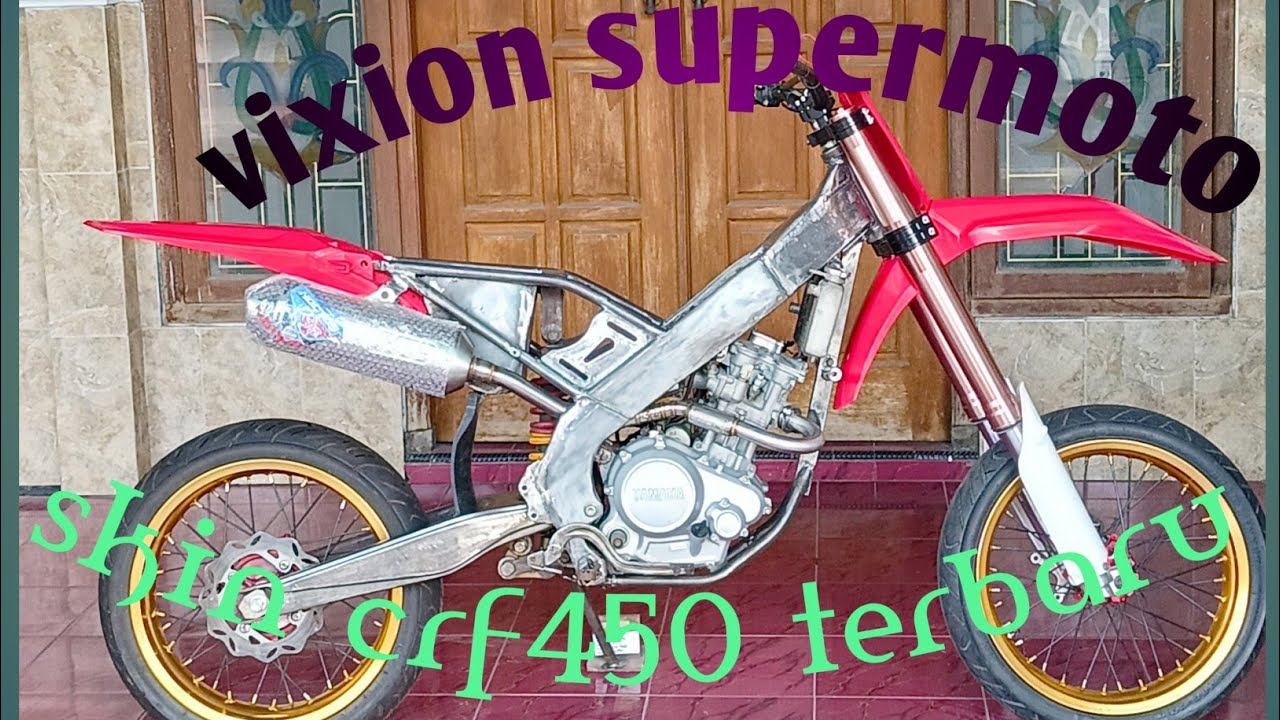 vixion skin crf450 terbaru